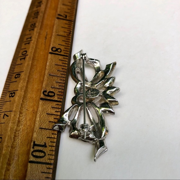 Joseph Wiesner Rhinestone Brooch pin - Picture 4 of 4